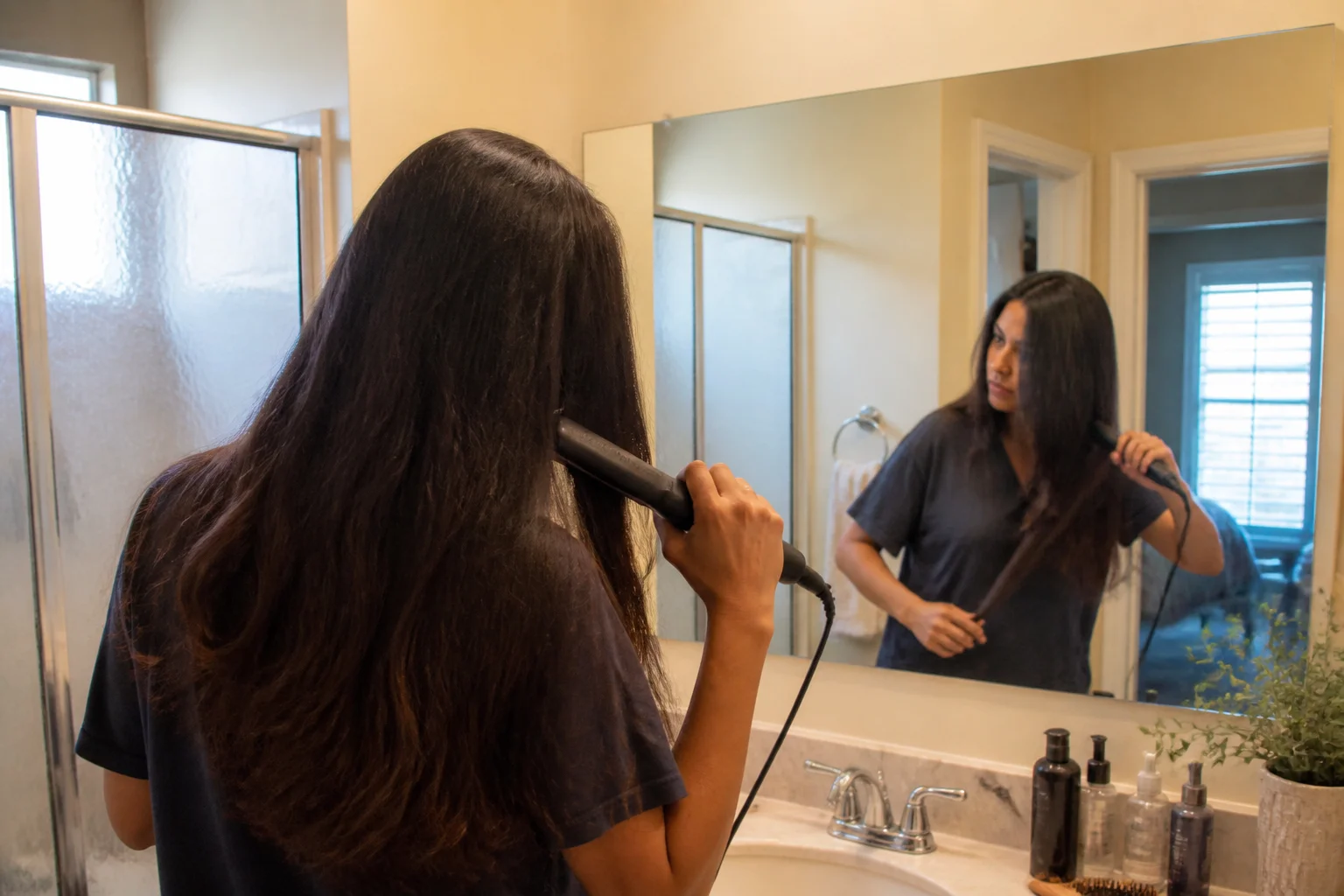 Flat Irons: Plate Materials, Real Temperatures and Damage
